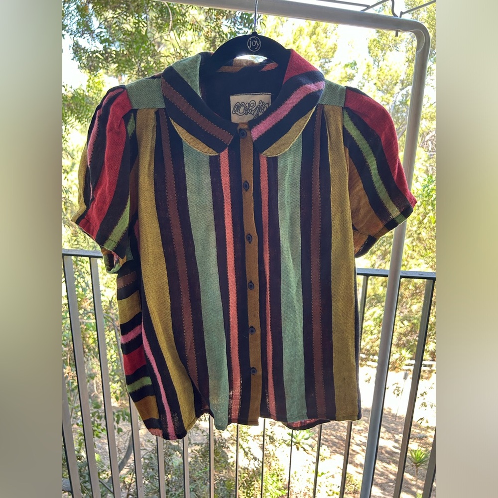 Ace & Jig Dottie Blouse EUC